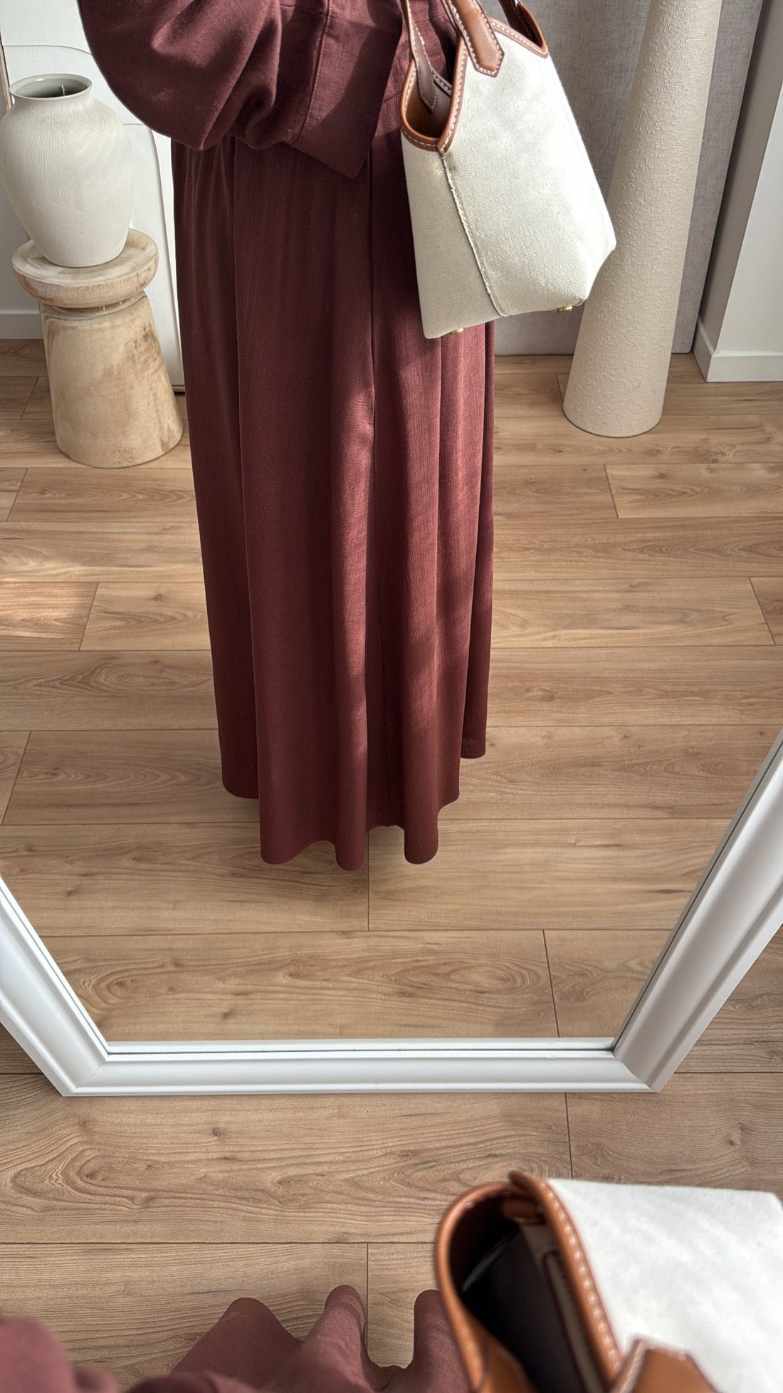 jupe patineuse LINO [ marron ]