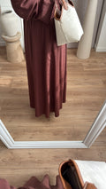jupe patineuse LINO [ marron ]