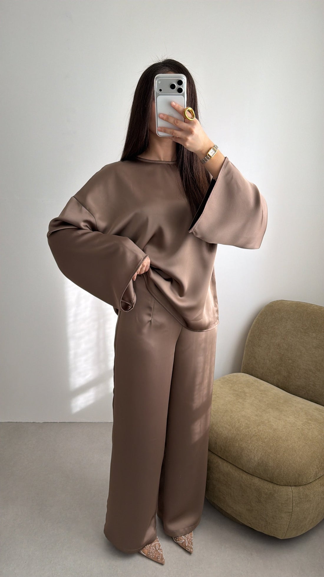 Pantalon fluide Allure [taupe]