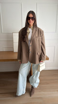 Blazer coupe oversize MONA [taupe]