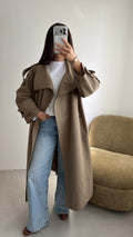 Long trench oversize [kaki]