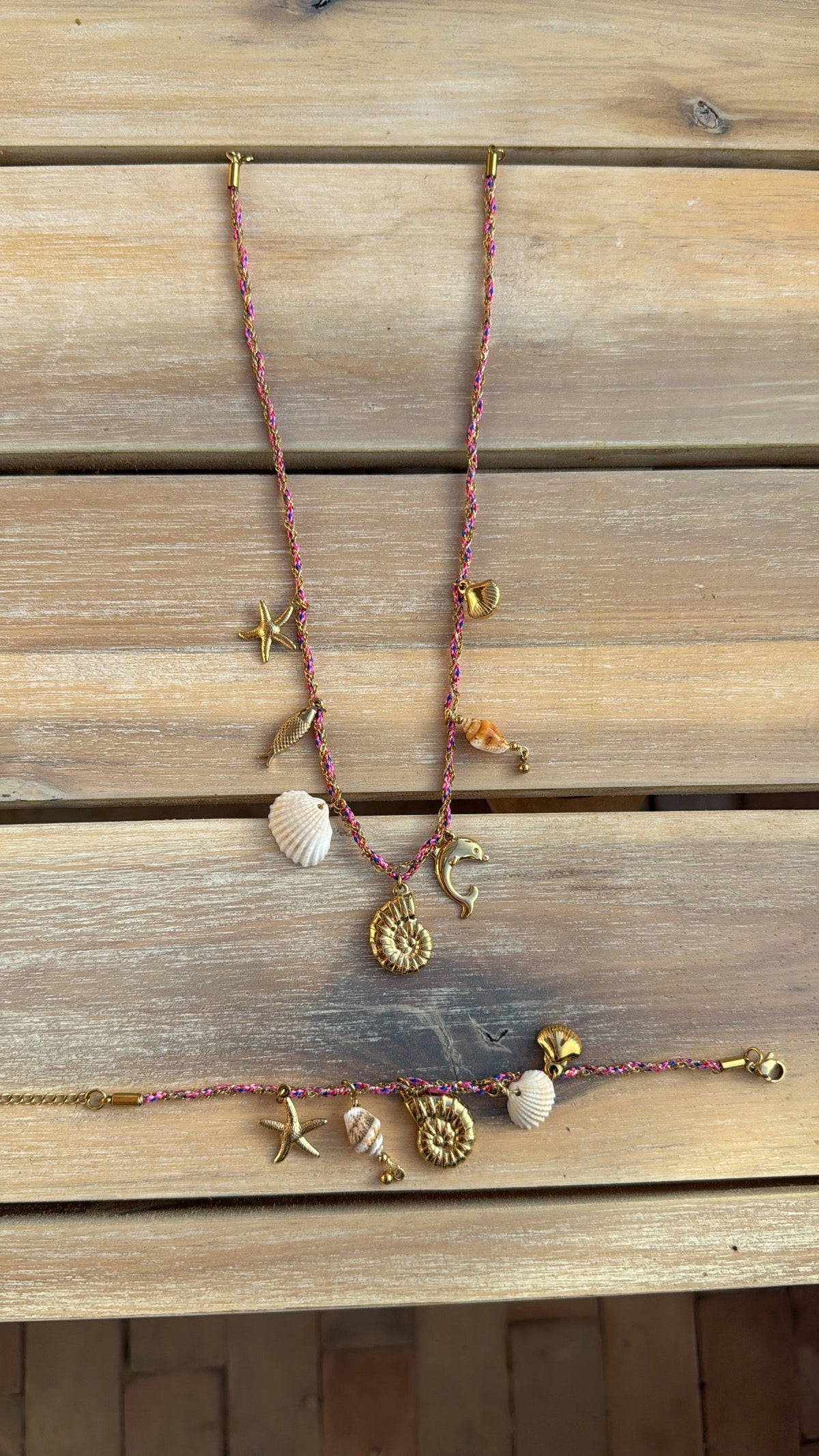 Collier IBIZA [rose]
