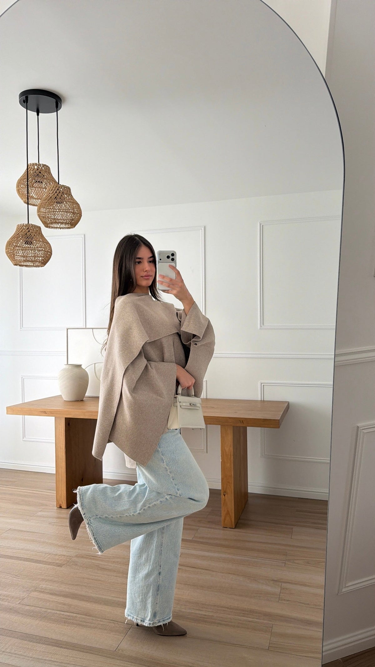 Cape longue [taupe]