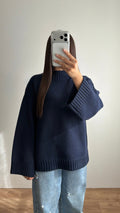 Pull manches amples ELEN [marine]