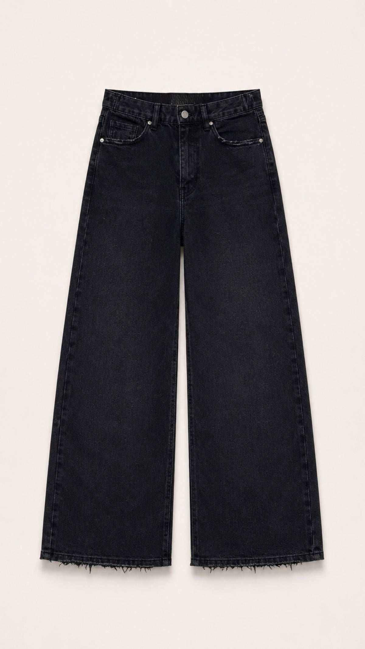 Jean loose ajustable mi-waist [noir]