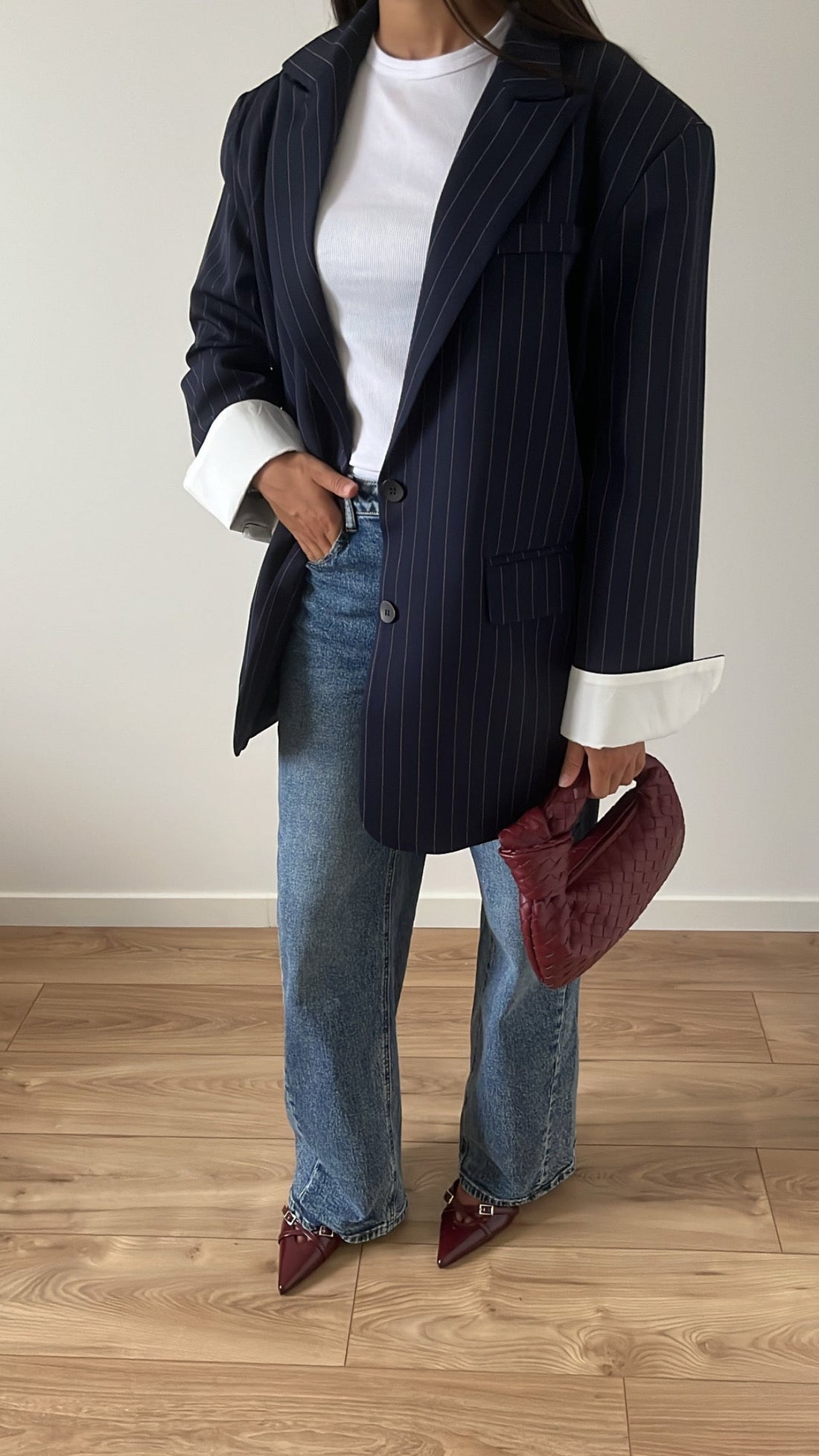 Blazer extra oversize [bleu marine]