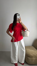 Top asymétrique [rouge]