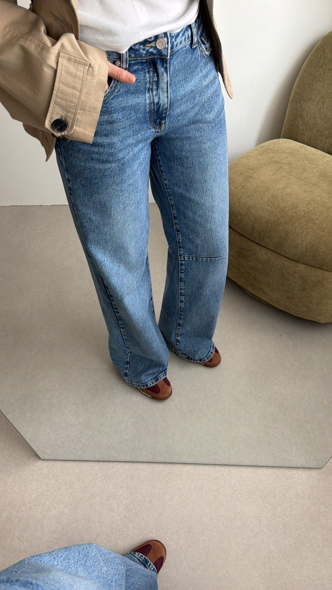 Jean LOOSE FIT [bleu]