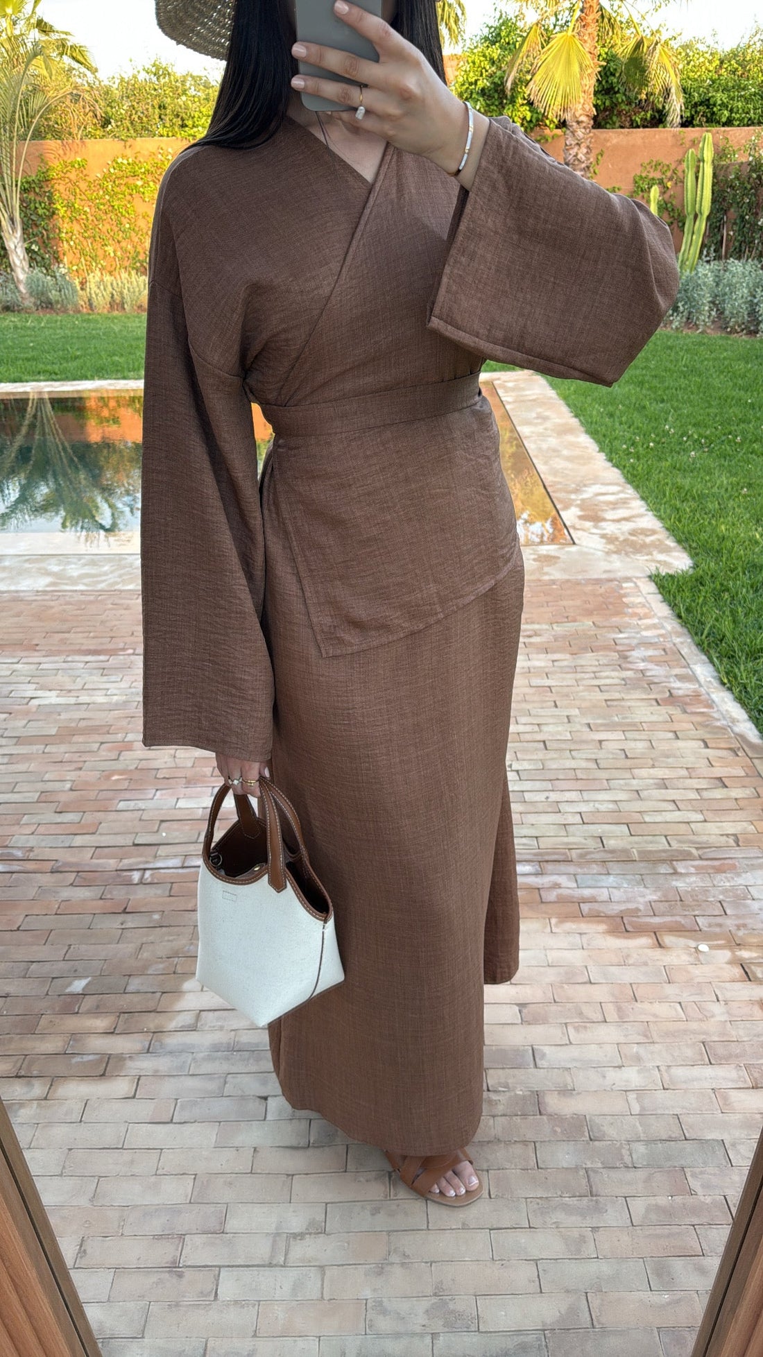 robe KAYLA [ marron ]