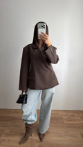Blazer structuré [marron]