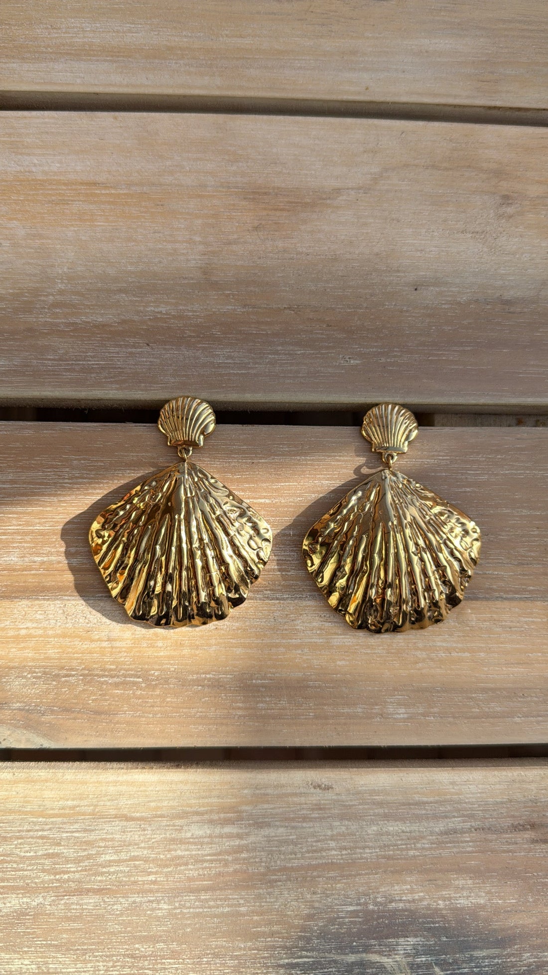 Boucles d'oreilles coquillage