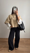 Jean loose ajustable mi-waist [noir]