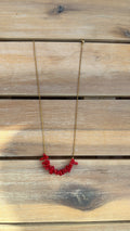 Collier coquillage [ROUGE]