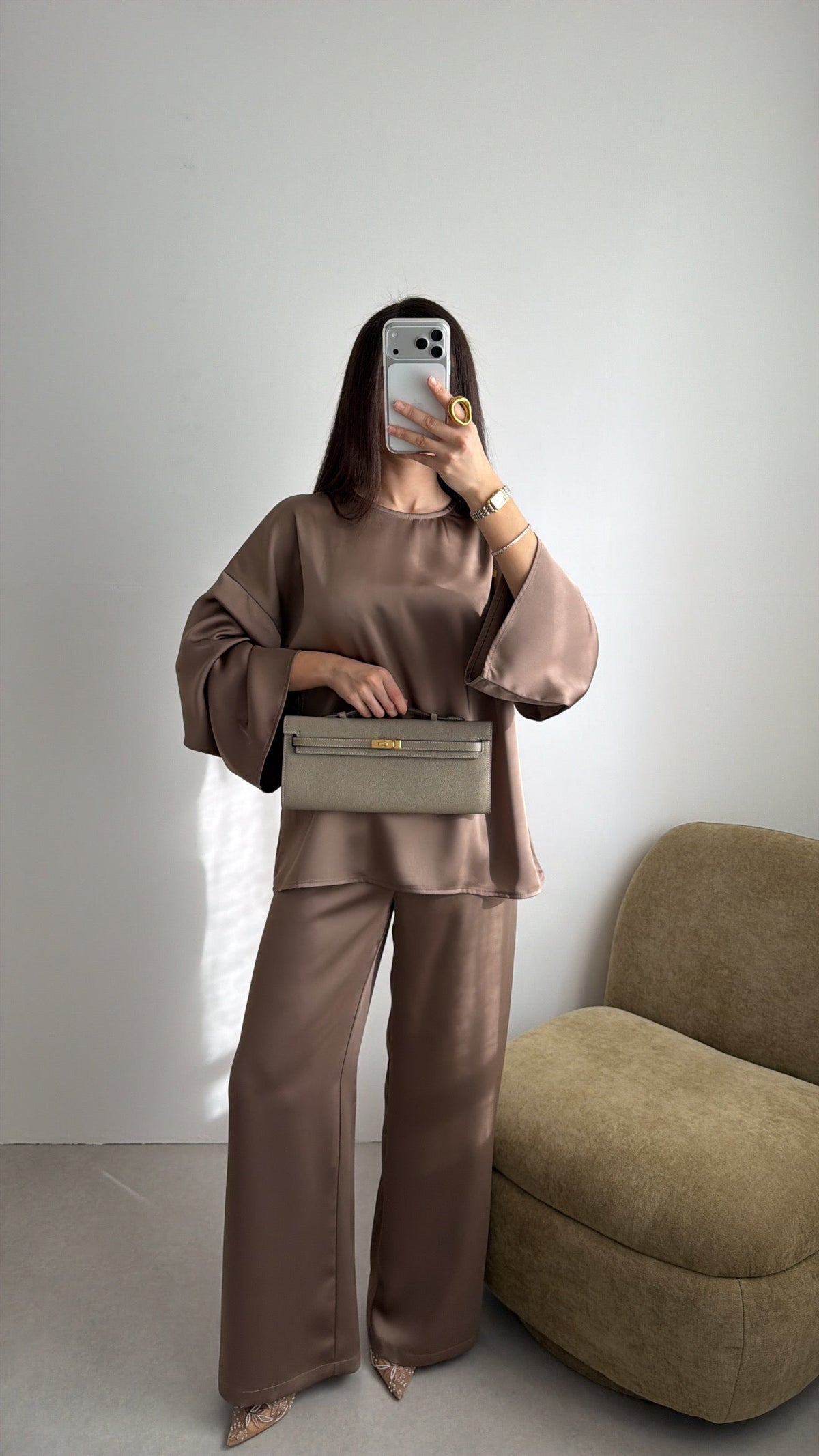 Pantalon fluide Allure [taupe]