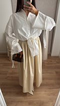 Chemise à noeud [blanc]