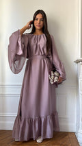 Robe longue AMBER [prune]