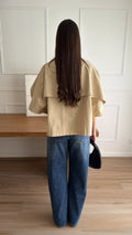 Cape trench loose [beige]